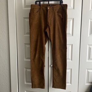 J Crew Flex Brown Corduroy Pants W 35 L 34